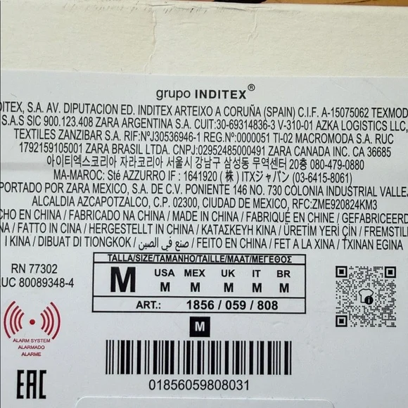 Zara Abstract Sculptured Torso Body Silver Chain Link Necklace Bold Artsy NWT - Picture 12 of 12